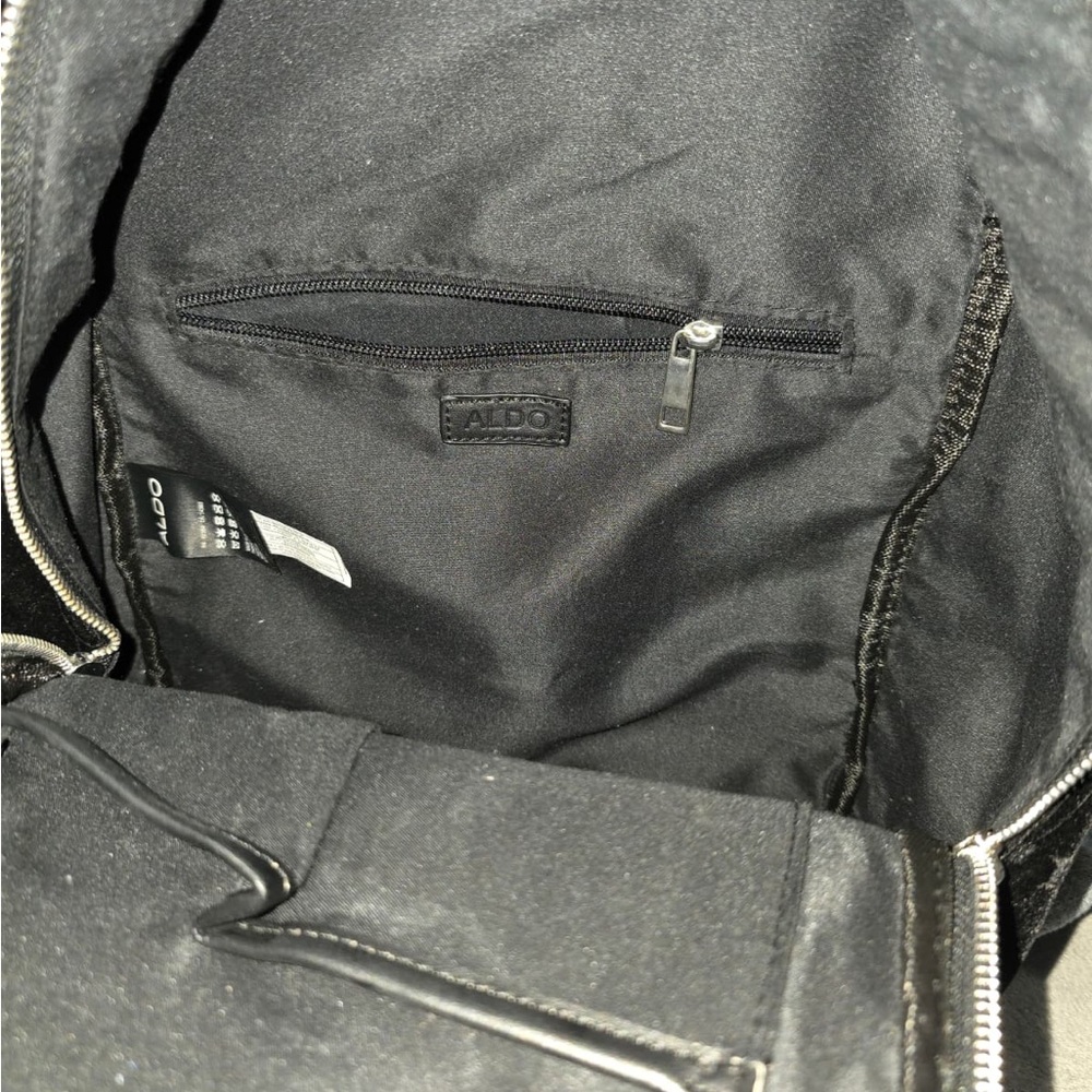 Aldo Sleek Black Backpack - Picture 9 of 15